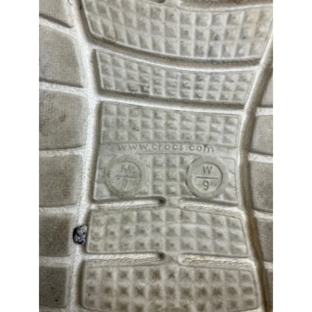 Crocs LiteRide Flip Flops Mens 7 Womens 9 Blue Good Comfort Casual Sandals